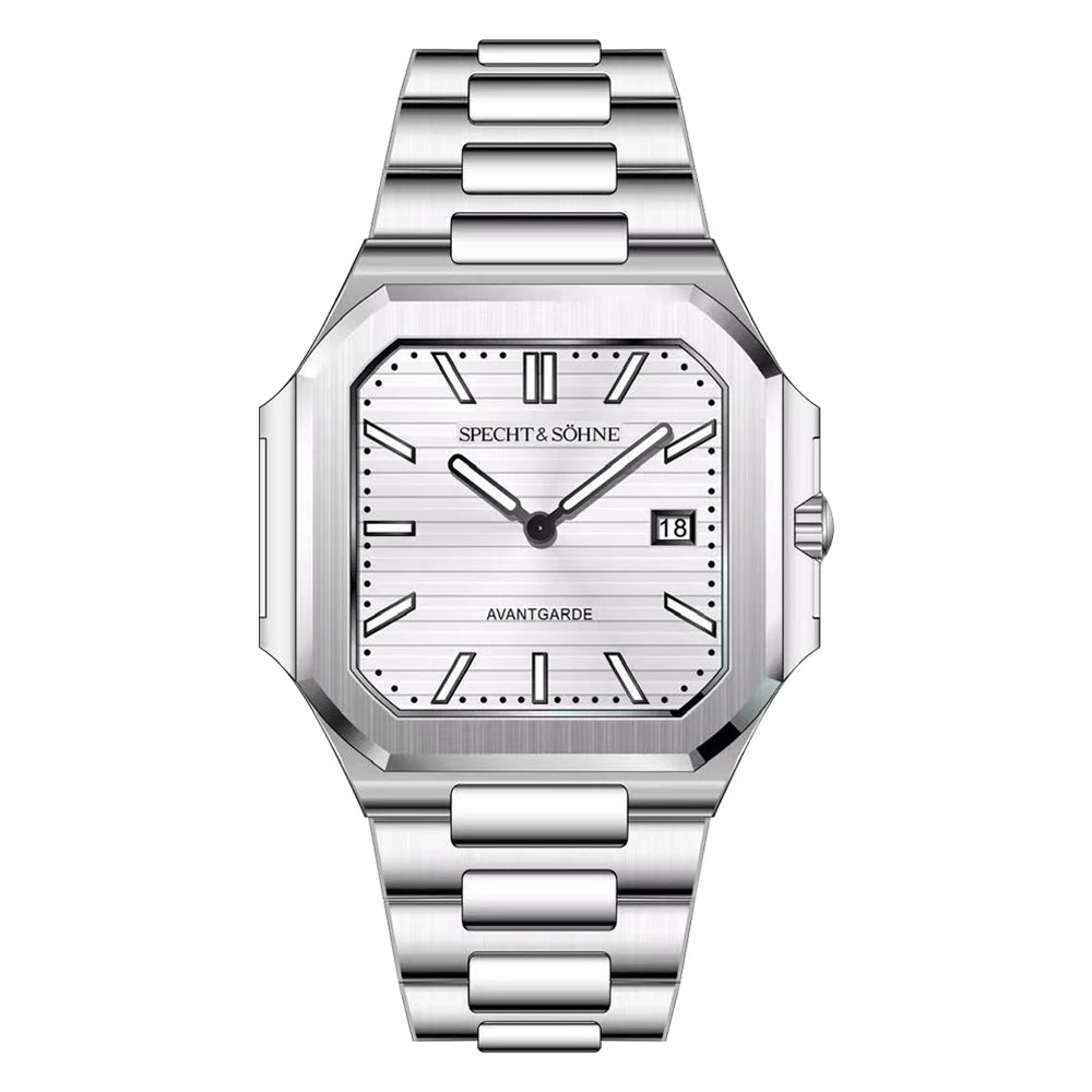 2025 Specht & Söhne New Hot Selling Ultrathin Cubic Watch For Men Quartz Wristwatch Sapphire Green Color Luminous Waterproof