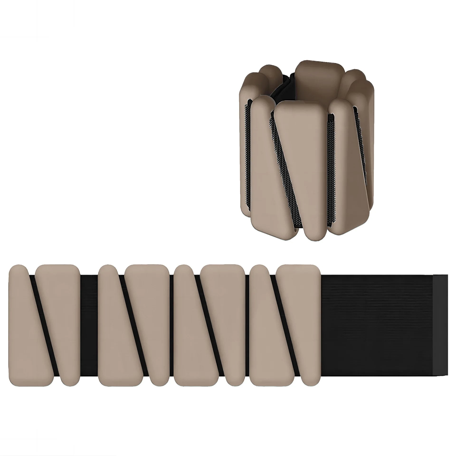 Pilates Weight Bangles Wrist & Ankle Weights for Women les - Set of 2, 1LB/ 2LB Each