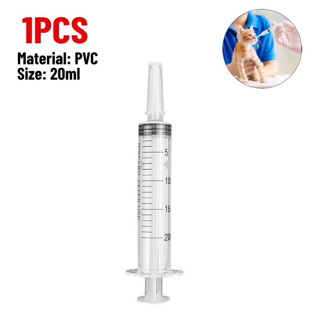 20/60/100ml Plastic Reusable Syringe For Measuring Nutrient Sterile Hydroponic Measure Perfume Rinse Disposable Sampler Injector