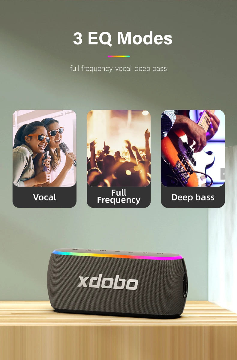 Enceinte Bluetooth 60W XDOBO X8 III Batterie 6600mAh