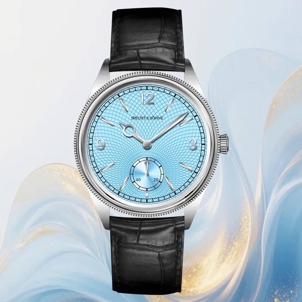 New Fashion Specht & Söhne 38.5MM Mechanical Watches For Men Seagull Movt Sapphire Crystal Business Watch Relogio Masculino