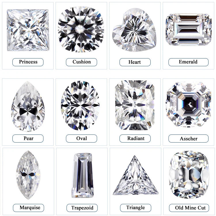 Premium 0.5-2ct Moissanite Diamond Stud Earrings for Women Orginal 925 Sterling Silver Screw Back Women Moissanite Earring 2026
