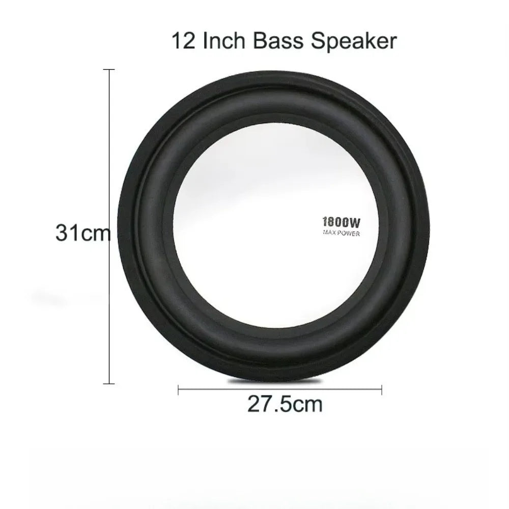 12-inch Car Subwoofer Speaker, High-quality High-power Bass Speaker