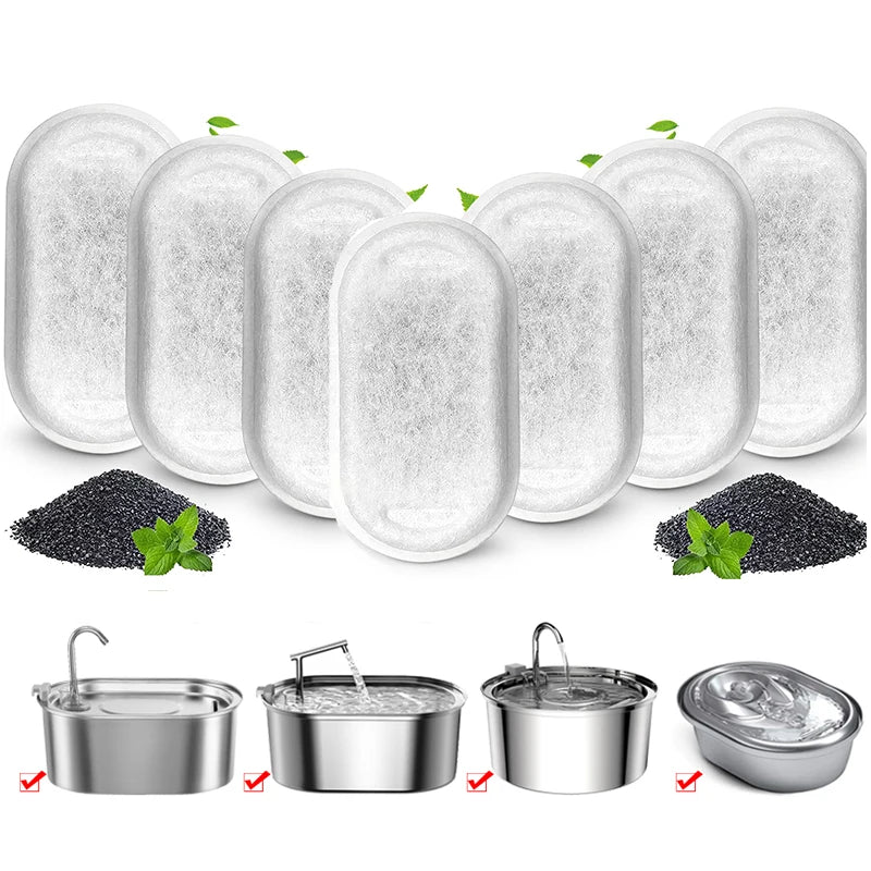 Filter Element Replaced Activated Carbon Filter For Cat Water Fountain Replacement Filters Cat Fountain Accessories