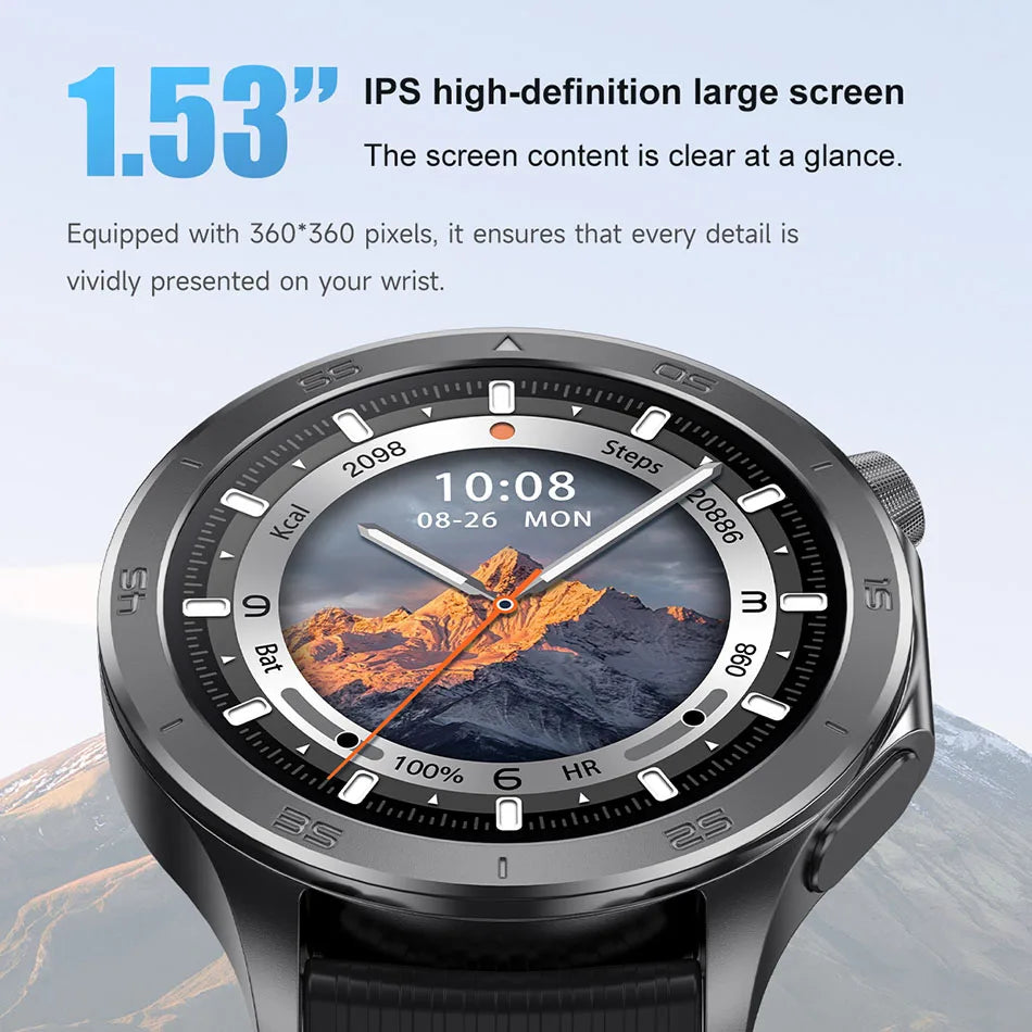 For OPPO Watch X Smart Watch Men High-end Business Men Bluetooth Call IP68 Waterproof Fitness Tracker Smartwatch Man 2025 New