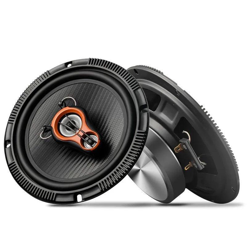 2pcs 4''/5''/6 /''6.5 Inch 2 Way Coaxial Speakers For Car 4 Ohm 100-150W Subwoofer Universal Automotive Rubber Surround Tweeter