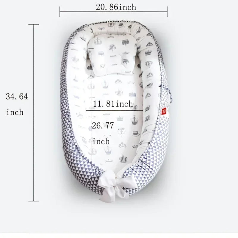 Cotton Baby Soft Bed Convenient Newborn Baby Bed Middle Bed Baby Enlarged Bed Baby Bed Circumference Baby Bed