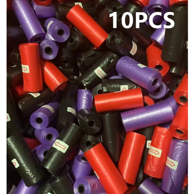 10/20/50/100PCS Biodegradable Pet Supplies Dog Poop Bags For Waste Refuse Cleanup Puppy Cat Pooper Scooper Bag Outdoor Clean