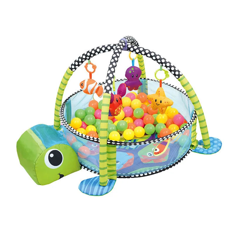 Baby Fitness Frame Crawling Blanket Infant Fence Crawling Mat with Cloth Book Infant Rug Enlightenment Toys Game Mat Kids Gift