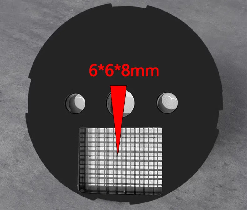 HomeWise K8600 Vegetable Cutter Blade Accessories for Electric Vegetable Cube Cutting Machine Fruit Slicer Cutting Strip Dice