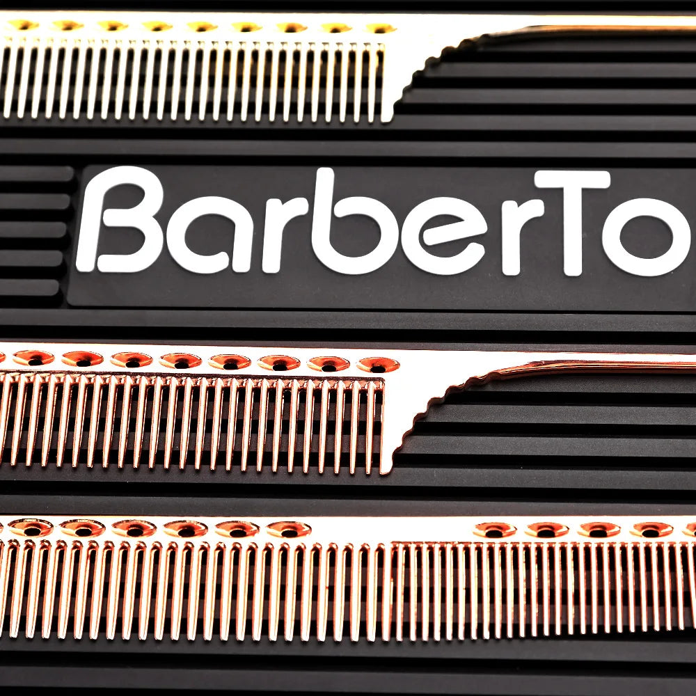 Barbershop Magnetic Hairdressing Tools Storage Mat Soft Rubber Antiskid Waterproof Pad Pro Barbershop Clippers Scissors Tool Mat