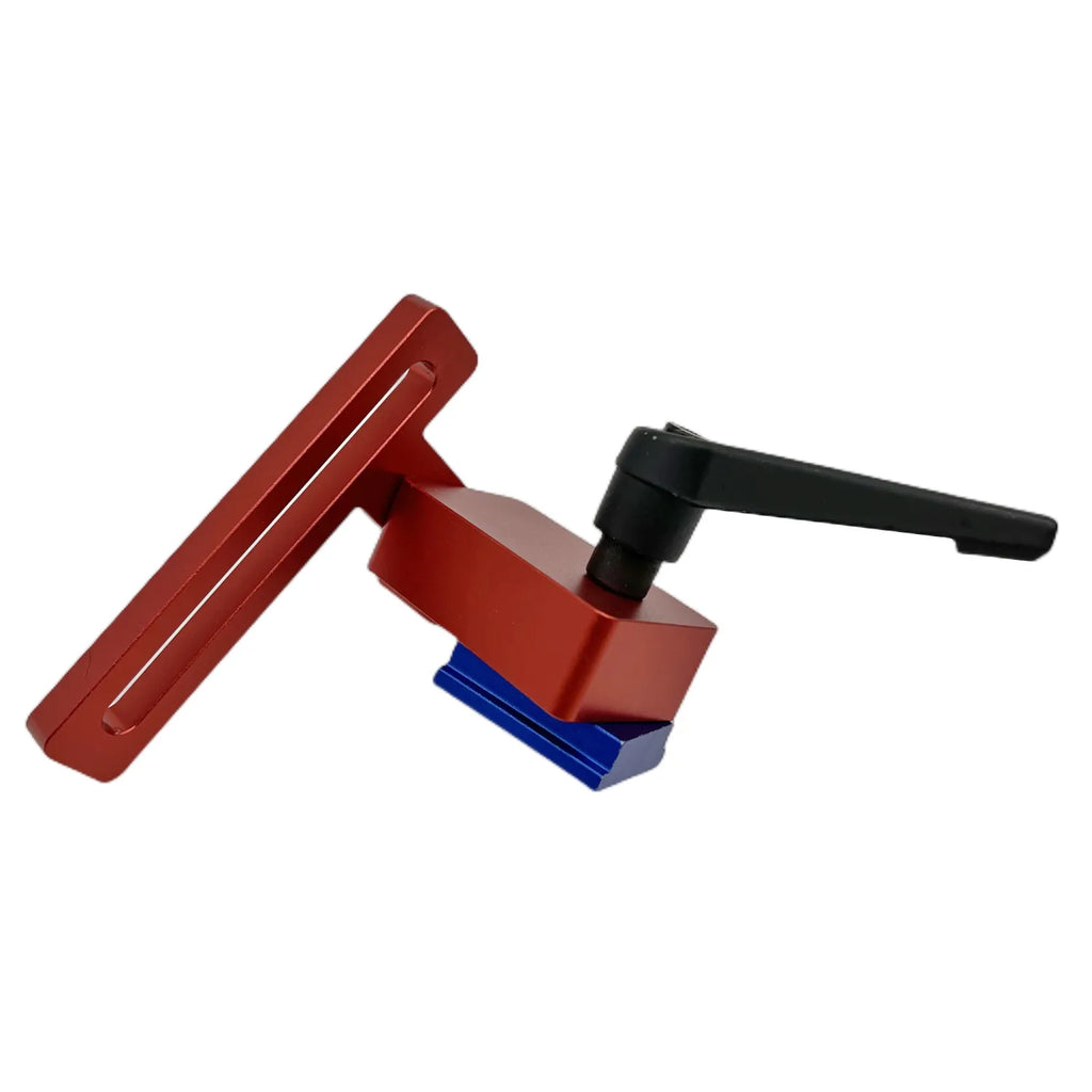 Miter Track Stop T-Slot T-Tracks Stop Chute Locator Aluminium Alloy Backing Connector for Woodworking Guide Rail Table Saw DIY