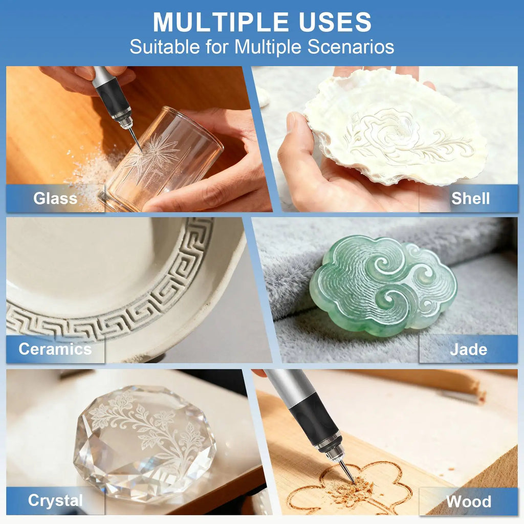 JANGKLIFE USB Cordless Rotary Tool Kit Woodworking Engraving Pen DIY For Jewelry Metal Glass Mini Wireless Drill