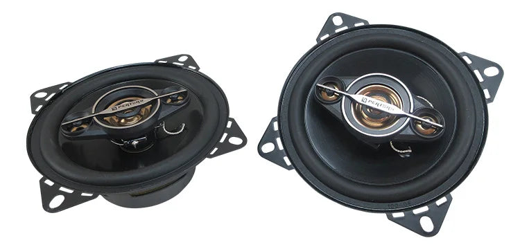 A Pair of 4" Coaxial Speaker 4-Way 350W Max Music Power Subwoofer Nominal Power 35W Impedance 4 Ohms for Audio Systems