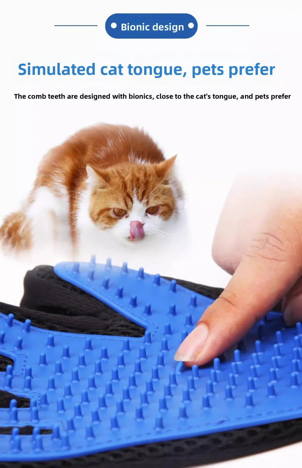 Pet Hair Glove Comb Pet Dog Cat Grooming Cleaning Glove Deshedding Hair remover Massage Brush Animal Supplies Cat Accessoies