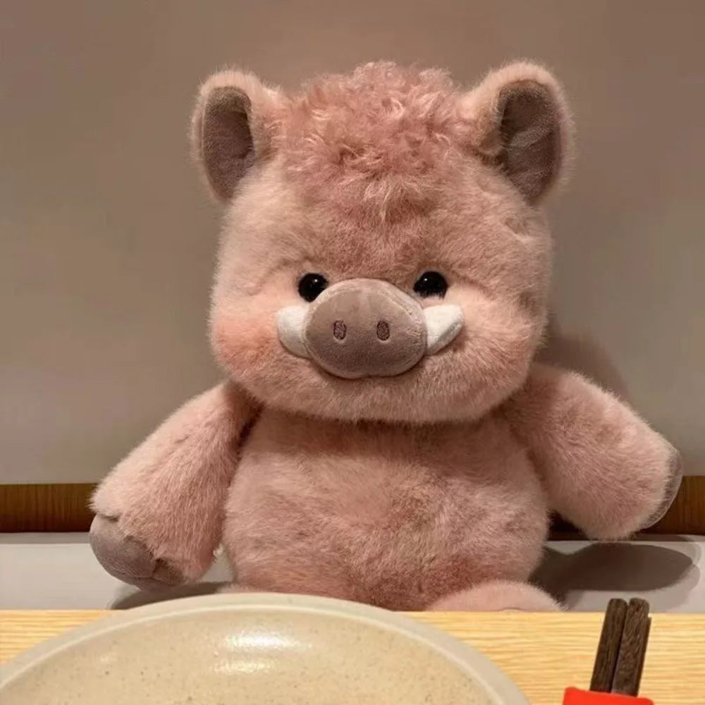 New 17.7'' Giant Walking Pig Hugging Pillow Pig Stuffed Animal Plush Pillow for Girlfriend Adults