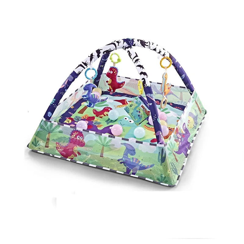 Multifunctional Baby Fitness Frame Crawling Game Blanket Educational Mat Fence Crawling Kids Activity Mat Gym Baby Toys Gift