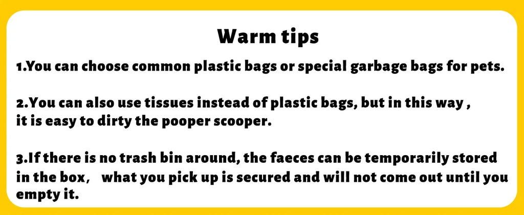 Dog Poop Bags Holder Picker Scooper Dog Waste Clean Up Poop Cleaner Claw Grabber for Dogs Puppy Outdoor Walking Park Tools