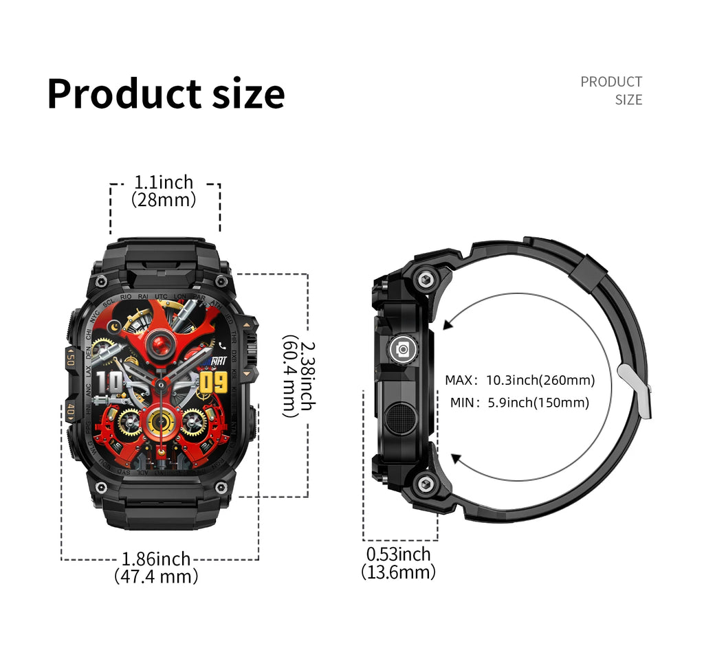 APPLLP 7 MAX 5G LTE Smartwatch 2.06inch Amoled Larger Screen Android 10.0 Smart Watch With 8MP Rotary Camera Sim Card Slot WIFI