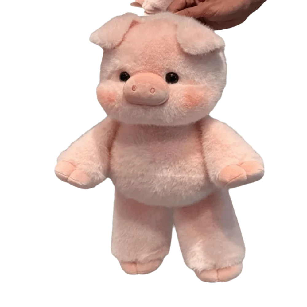 New 17.7'' Giant Walking Pig Hugging Pillow Pig Stuffed Animal Plush Pillow for Girlfriend Adults