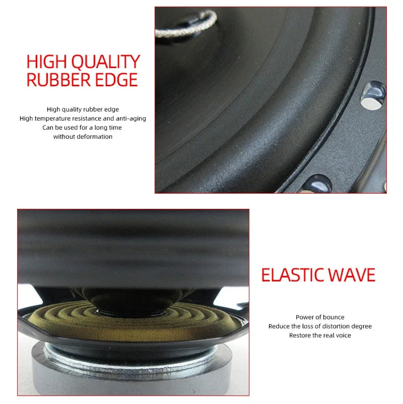 4/5/6/6x9 Inch Universal Car HiFi Coaxial Speaker 280W/320W/400W/650W Auto Music Stereo Car Door Full Range Speakers Woofer