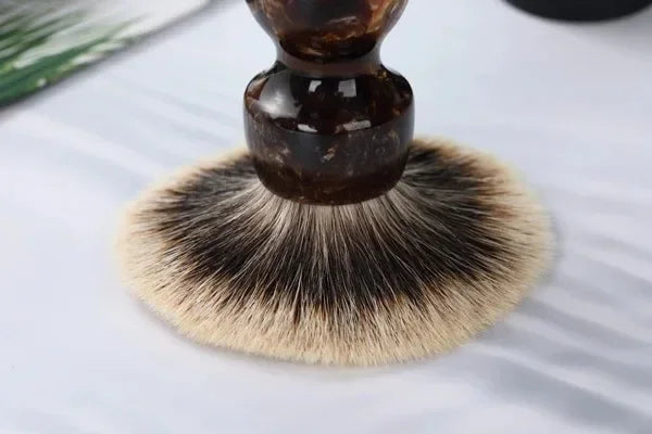 YAQI Caramel 26MM Two Band Badger Hair Men Wet Shaving Brush Shaving Brush For Men Shaving Foam Brush
