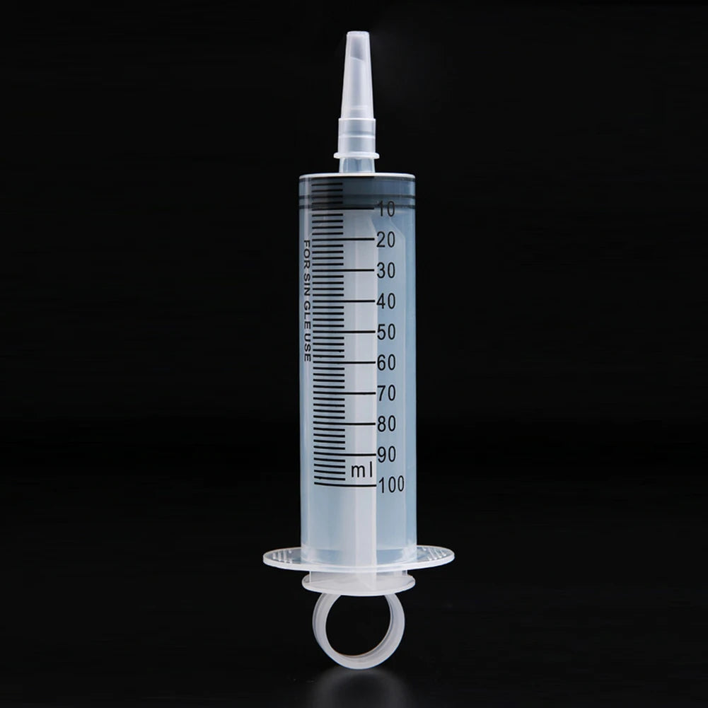 20/60/100ml Plastic Reusable Syringe For Measuring Nutrient Sterile Hydroponic Measure Perfume Rinse Disposable Sampler Injector