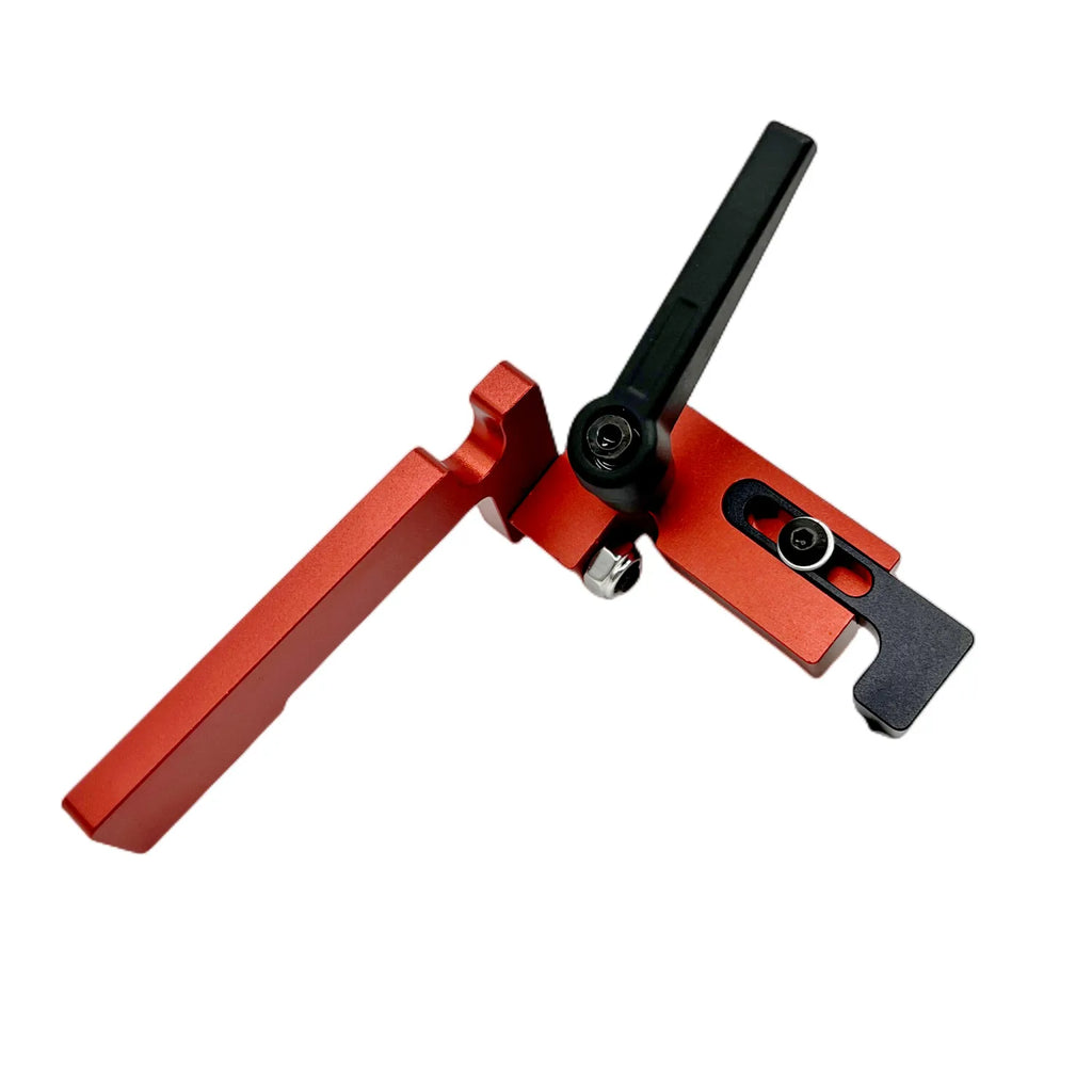 Miter Track Stop T-Slot T-Tracks Stop Chute Locator Aluminium Alloy Backing Connector for Woodworking Guide Rail Table Saw DIY