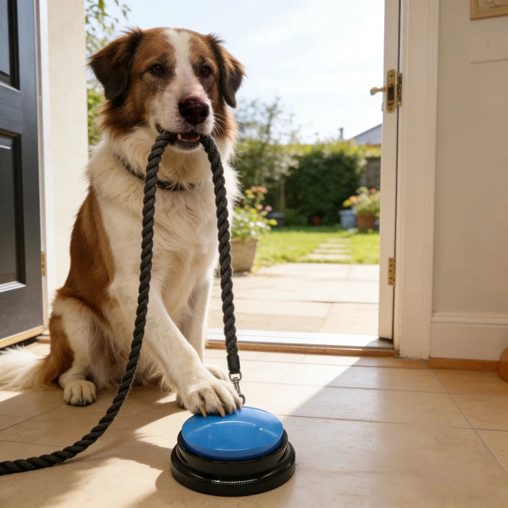 Talking Pet Communication Buttons: Recordable Sound Pad Training Tool for Dogs, Teach Your Pet To "Speak" with Voice Buttons