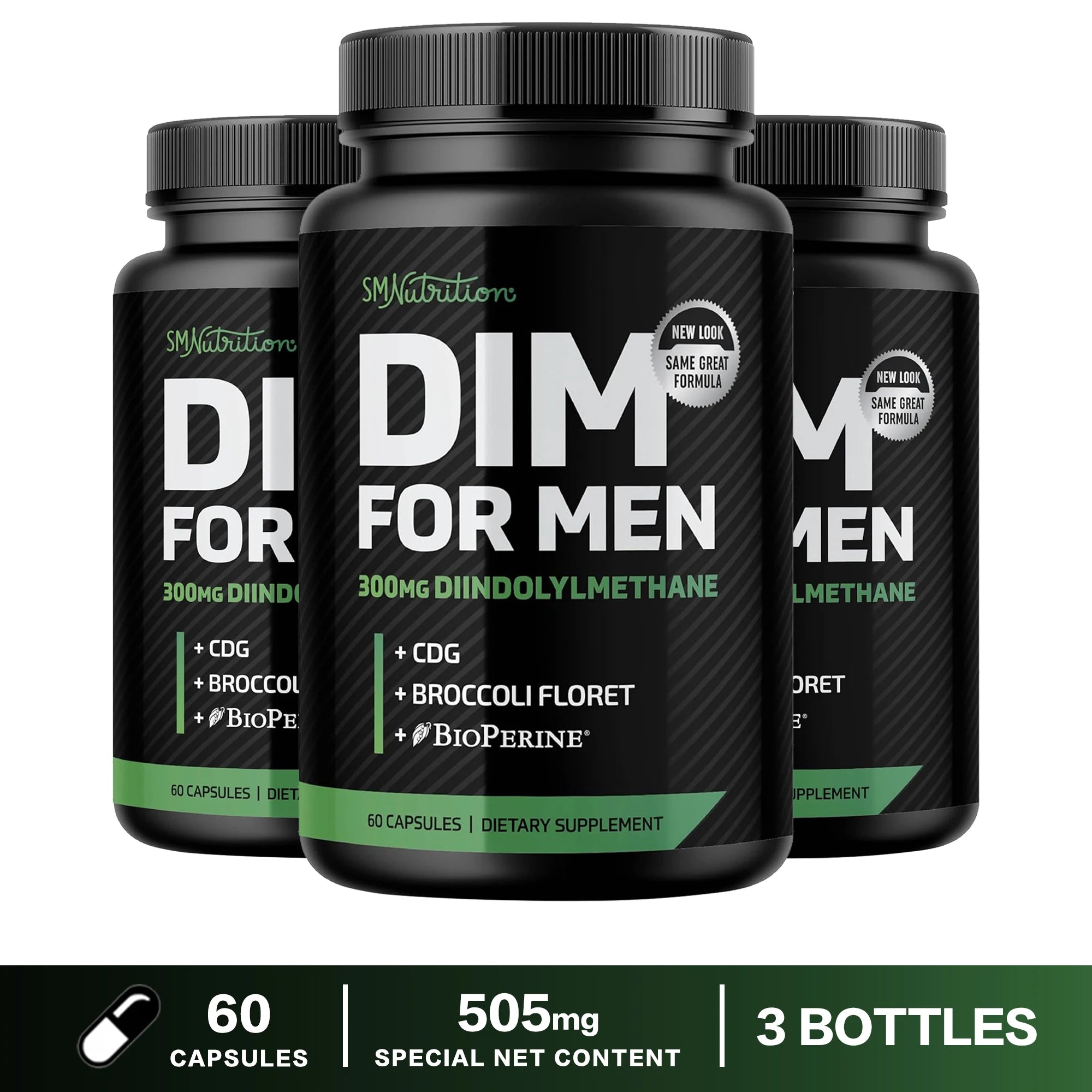 DIM Supplement for Men - Increase Hormone Levels, Improve Physical Fitness, Prostate Health, and Boost Energy
