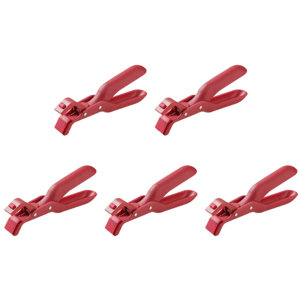 1/2/5Pcs Hot Plate Gripper Anti-Scalding Clips Holder Tongs Bowl Holder for Moving Hot Plate Bowls Pizza Pan for Kitchen