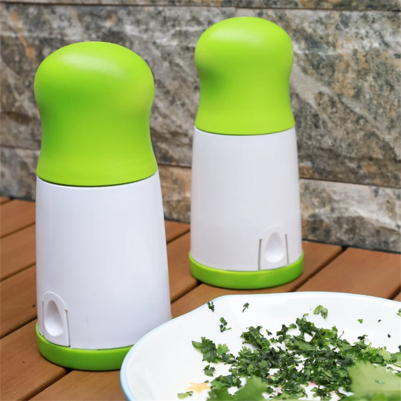 1/2/3PCS Manual Herb Grinder Spice Mill Parsley Shredder Vegetable Cutter Coriander Mincer Chili and Cilantro Kitchen Gadget