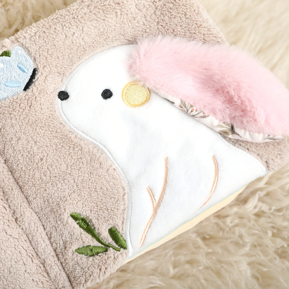 Bunny Cloth Soft Touch Book, Baby Toys 3D Sensory Early Learning Stroller Toys Infant 0-12 Months Baby Toys Multifunction Toys