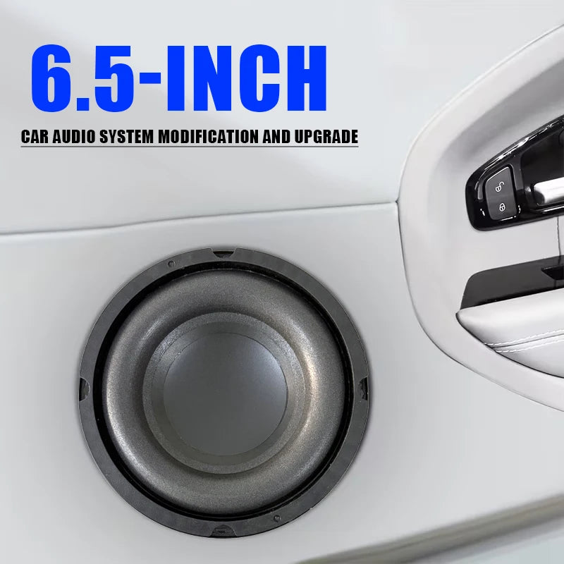 Car Subwoofer 6.5 inch 200W Audio Bass Speaker Car Component Stereo Modification for Car & Home Theater System Upgrade Woofer