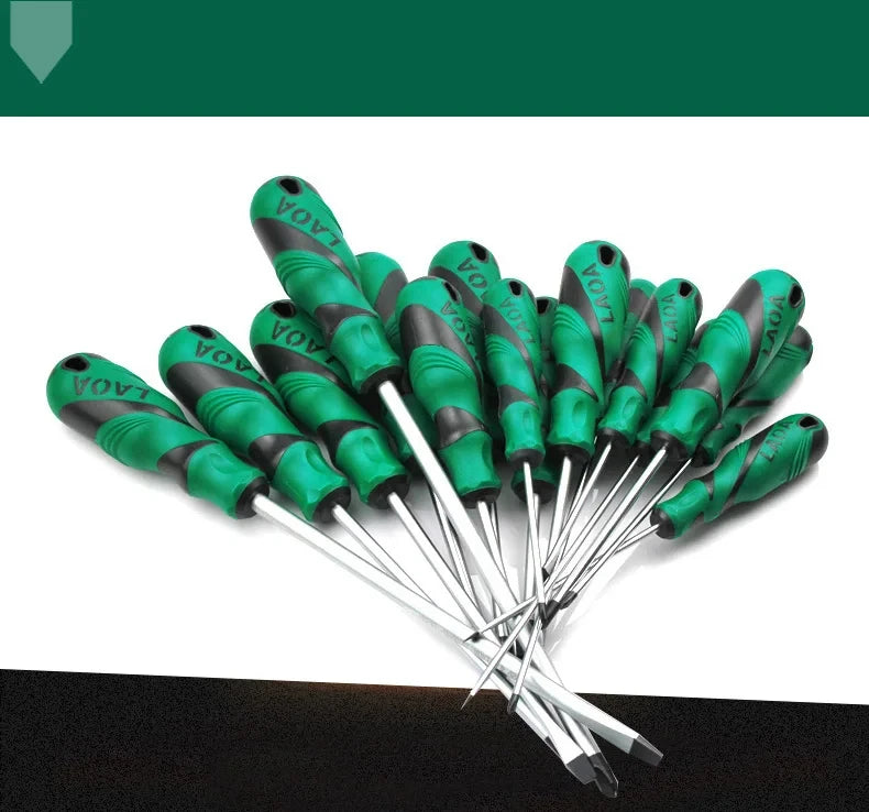 LAOA2pcsS2 alloy steel screwdriver household screwdriver phillips screwdriver screwdriver repair with magnetic