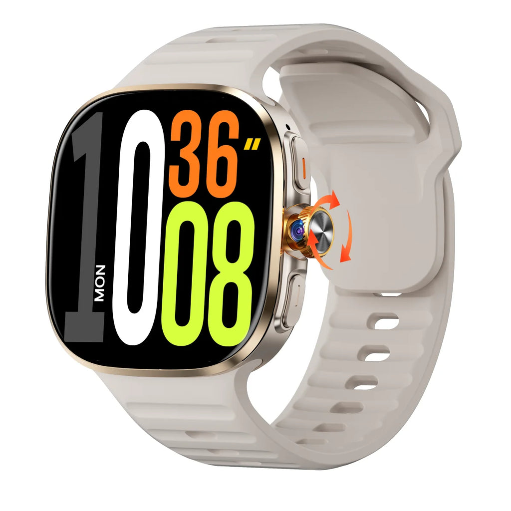 Original M99 Smartwatch with 2.4 Inch AMOLED Screen 4G/5G SIM Card Slot GPS WiFi 190° Rotating Camera Android 10.0 Gaming Watch