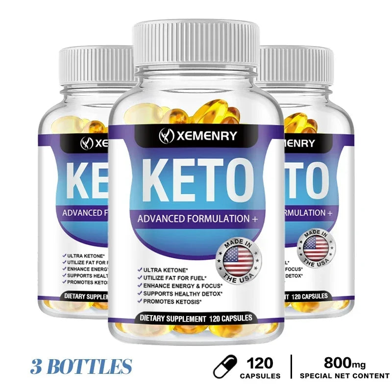 Keto Capsules - Weight & Fat Management, Burn Belly Fat, Detoxification, Digestion, Immunity