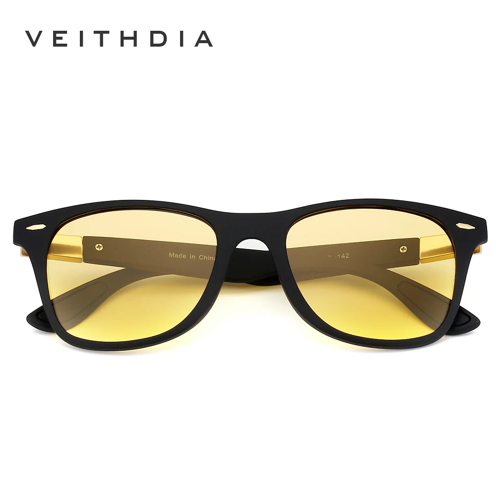 VEITHDIA Sunglasses Gradient Photochromic Unisex Polarized Mirror Lens Vintage Day Night Dual Sun Glasses For Men Women 7029