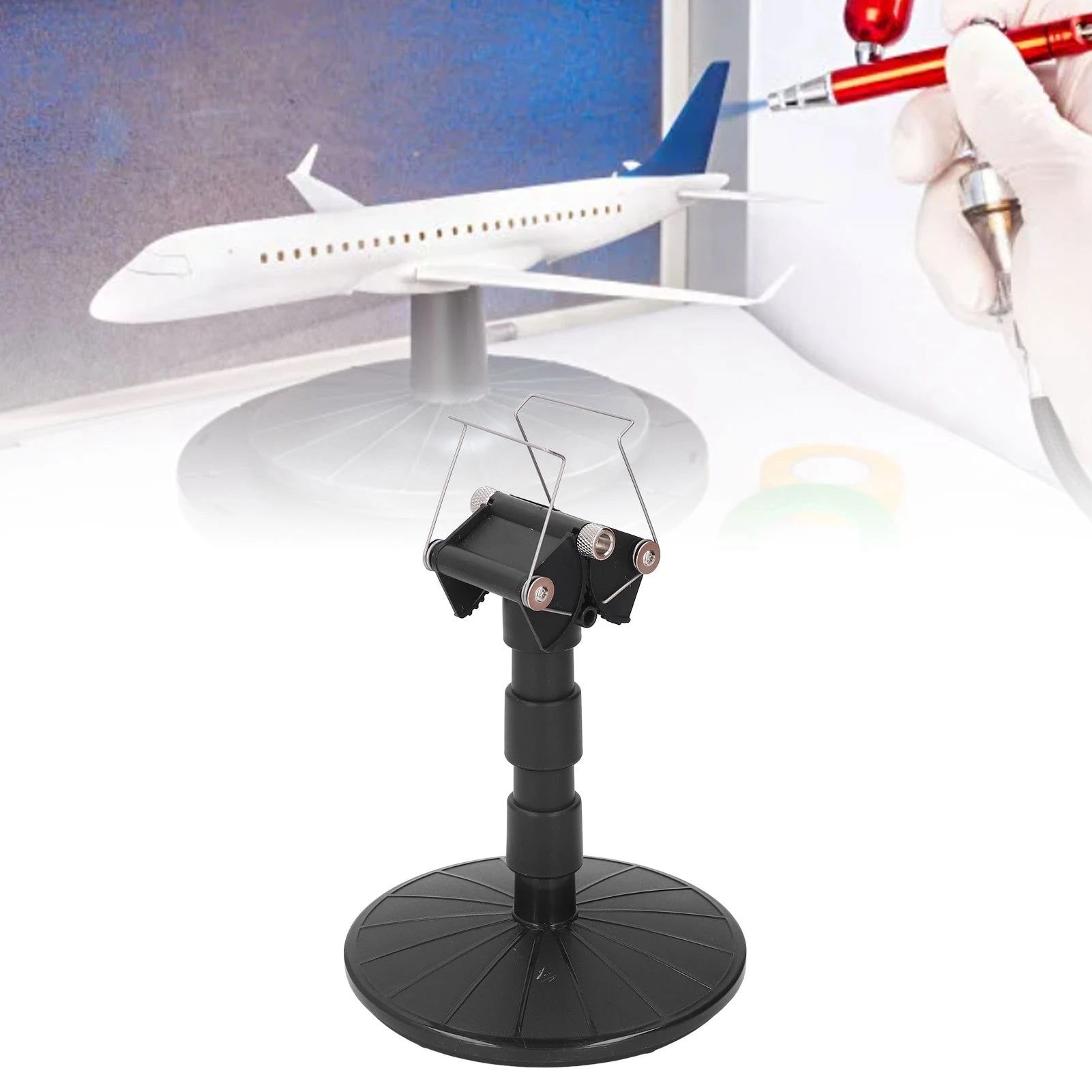 Spray Work Painting Stand ABS Adjustable Height Spray Work Painting Turn Table Stand Tool