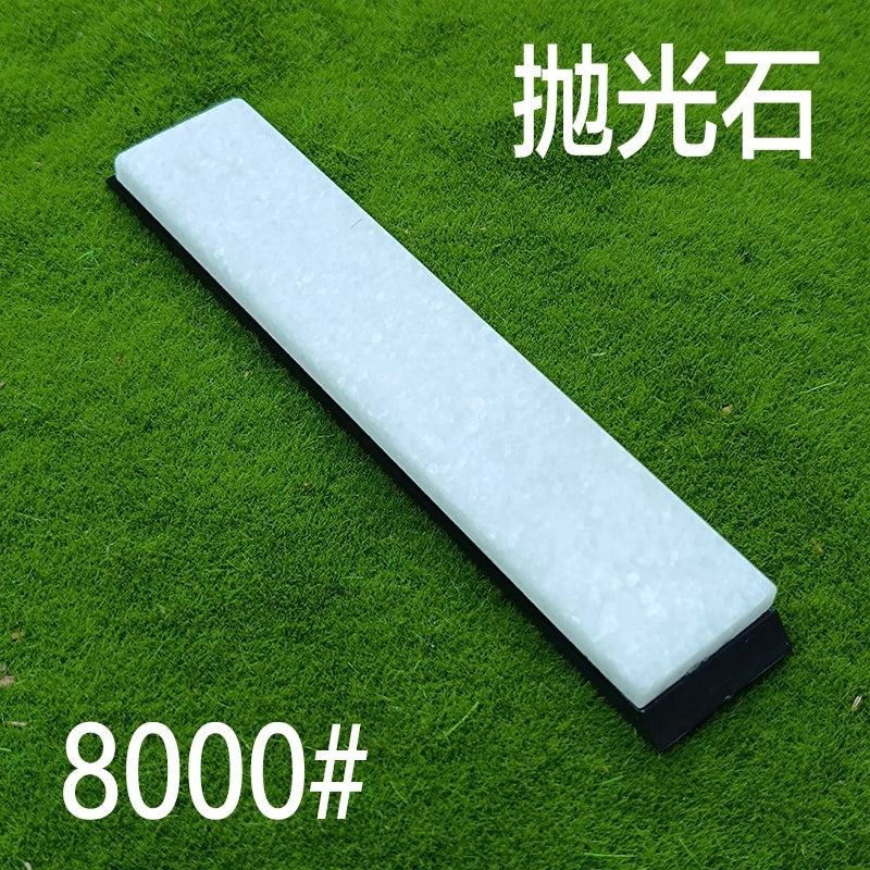 3000-10000 Natural Agate Knife Sharpening Stone Knives Fixed Angle Sharpening Stone Sharpening Stone with Base Kitchen Tools