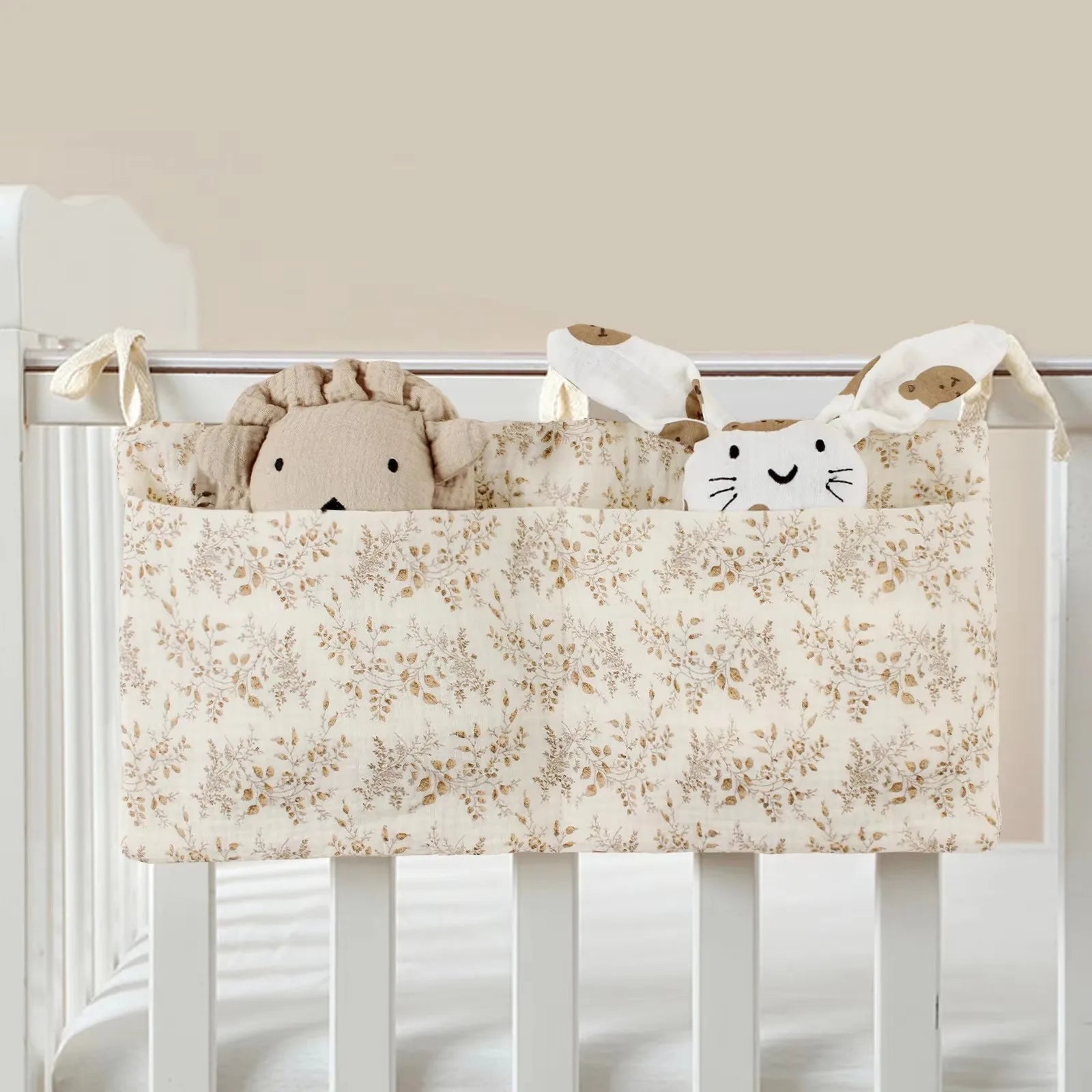 Portable Baby Crib Storage Bag Nappy Organizer Multifunctional Newborn Bed Headboard Diaper Bag for Kids Baby Items Bedding