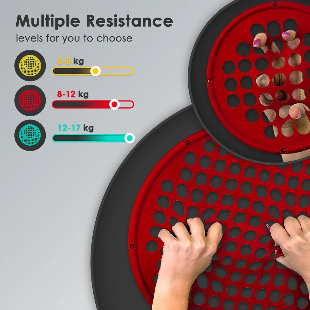 Portable Hand Exerciser Silicone Elastic Resistance Net 35.5cm Three Colors Available - Home Training Equipmen, Without Battery