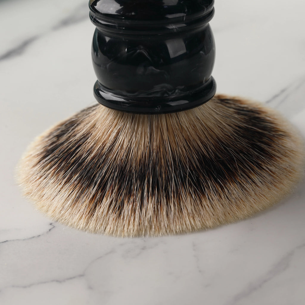 Yaqi 24MM Mens Shaving Brush Silvertip Badger Hair Facial Beard Cleaning Appliance Shave Tool
