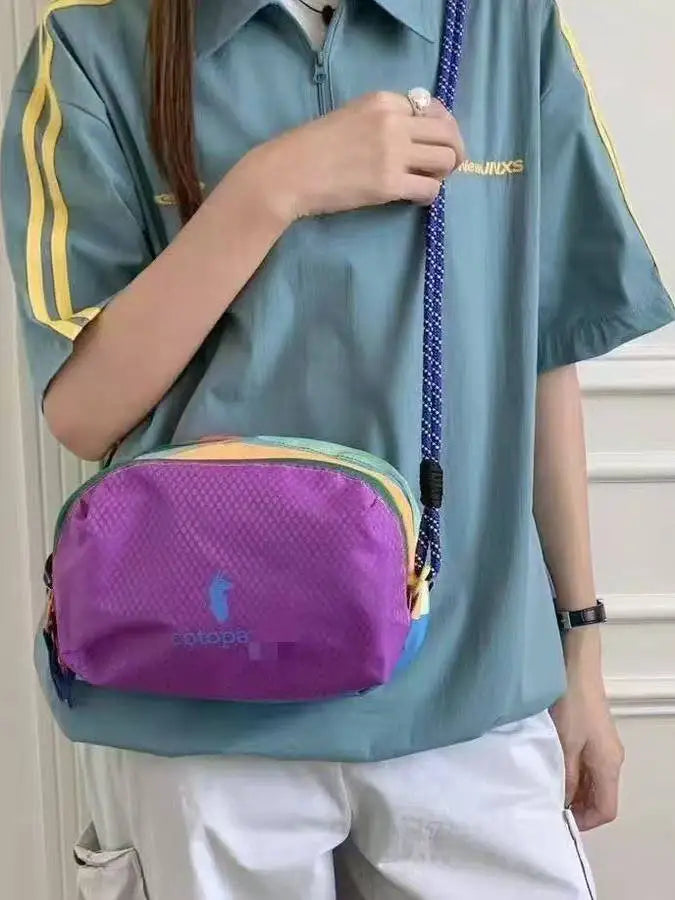 Cotopaxi Alpaca 4L Gym Swimming Fitness Sport Storage Wash Bag with Lanyard British Style Detachable Shoulder Strap Soft Handbag