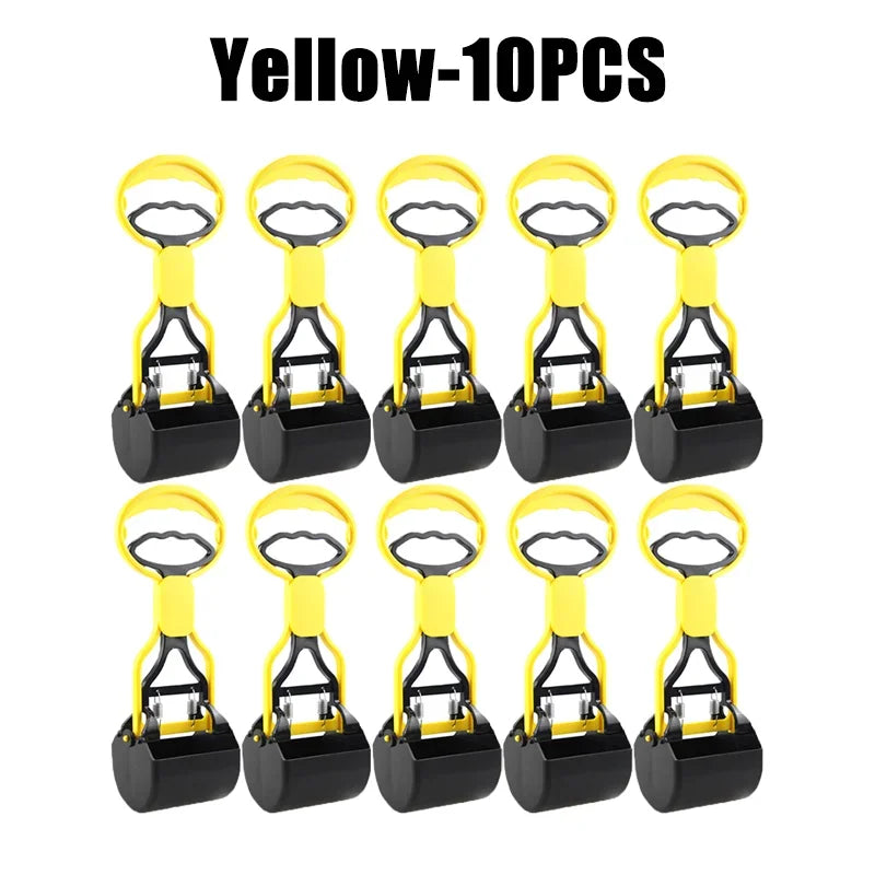 Dog Poop Bags Holder Picker Scooper Dog Waste Clean Up Poop Cleaner Claw Grabber for Dogs Puppy Outdoor Walking Park Tools