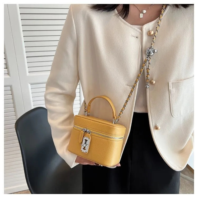 Fashionable Chain Strap  Square Bag for Women Summer New Style Handbag High Quality Crossbody Bag Stylish Trendy Small Bag