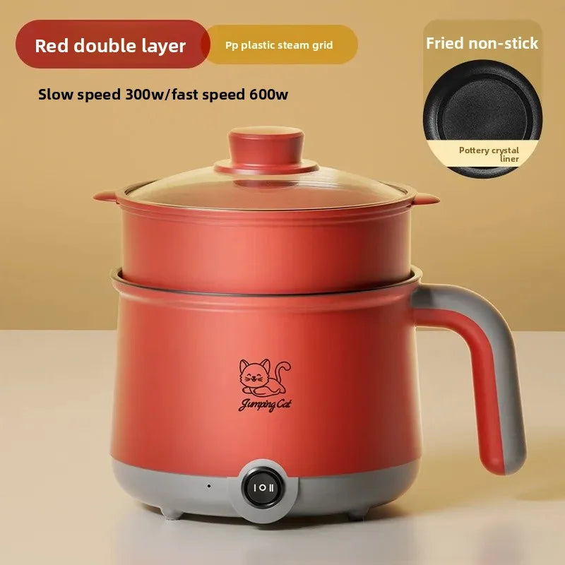 Mini Multi-Function Electric Cooker Small Integrated Steaming And Cooking Dormitory Noodles Home Use Single Person Mini Electric
