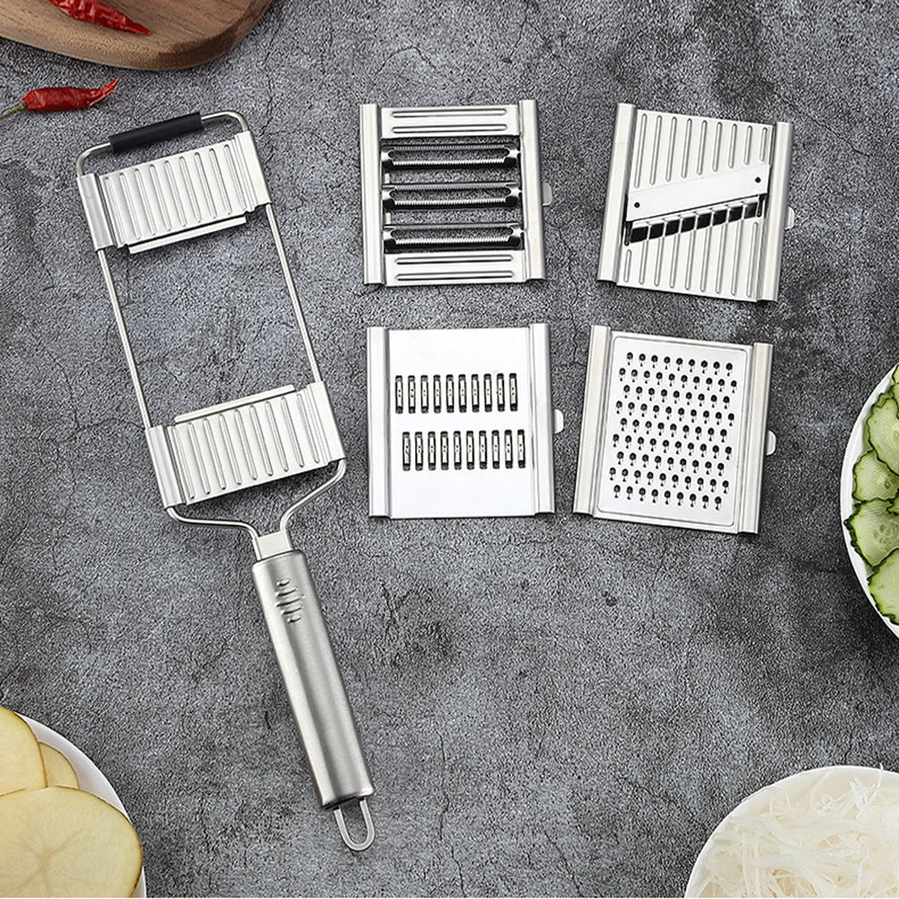 Multi-purpose Slicer Cuts Stainless Steel Grater Peeler Set Cheese Grater Cabbage Shredder Kitchen Tool For Kitchen