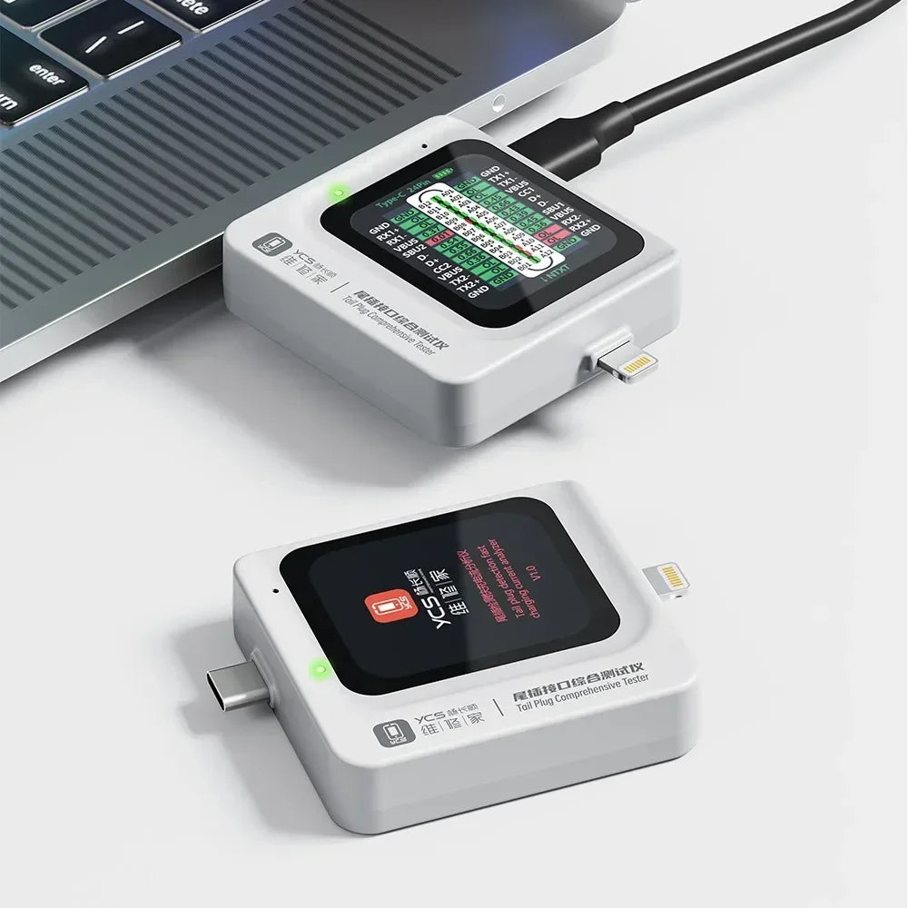 Détecteur 3-en-1 Prise Téléphone iOS USB-C Jack