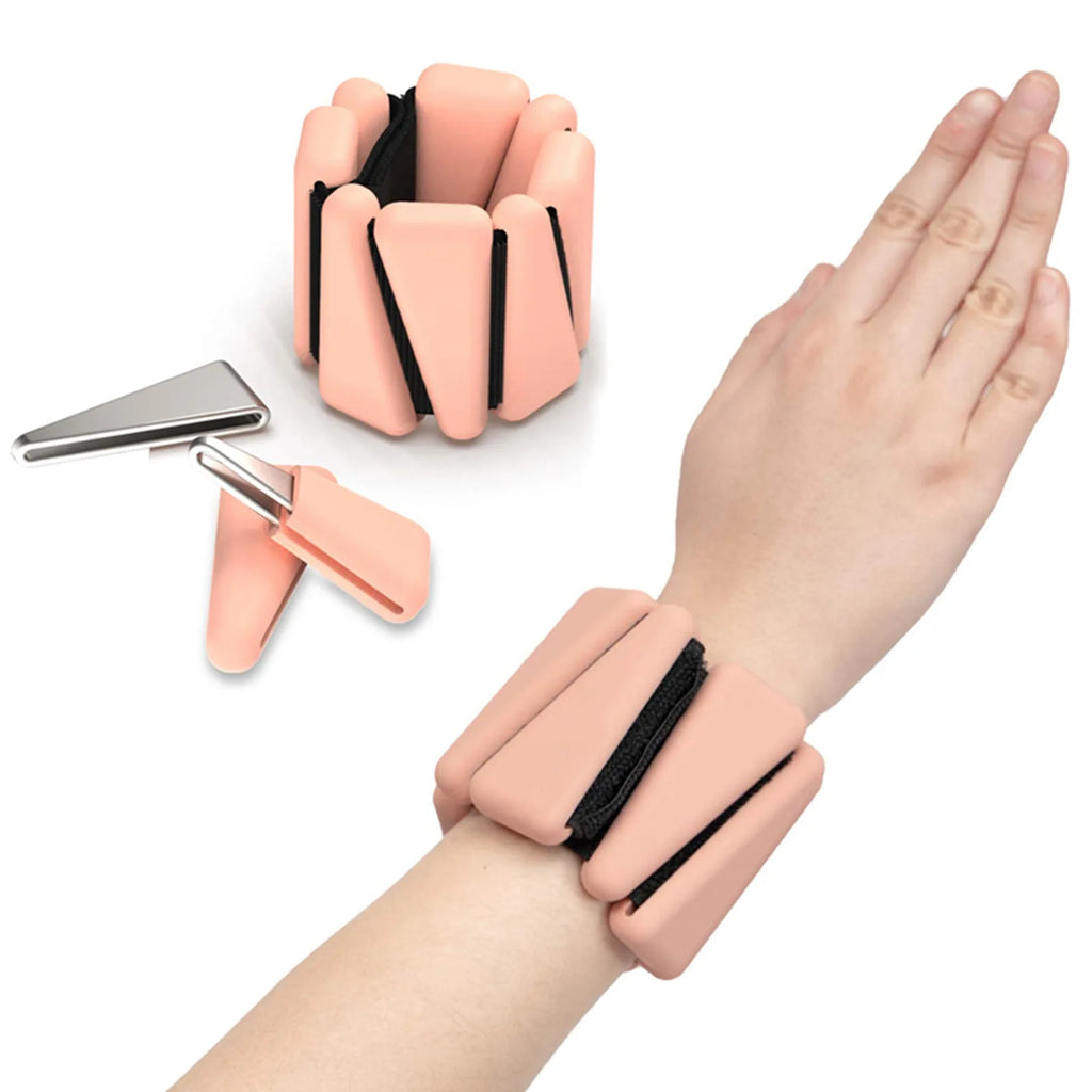 Pilates Weight Bangles Wrist & Ankle Weights for Women les - Set of 2, 1LB/ 2LB Each